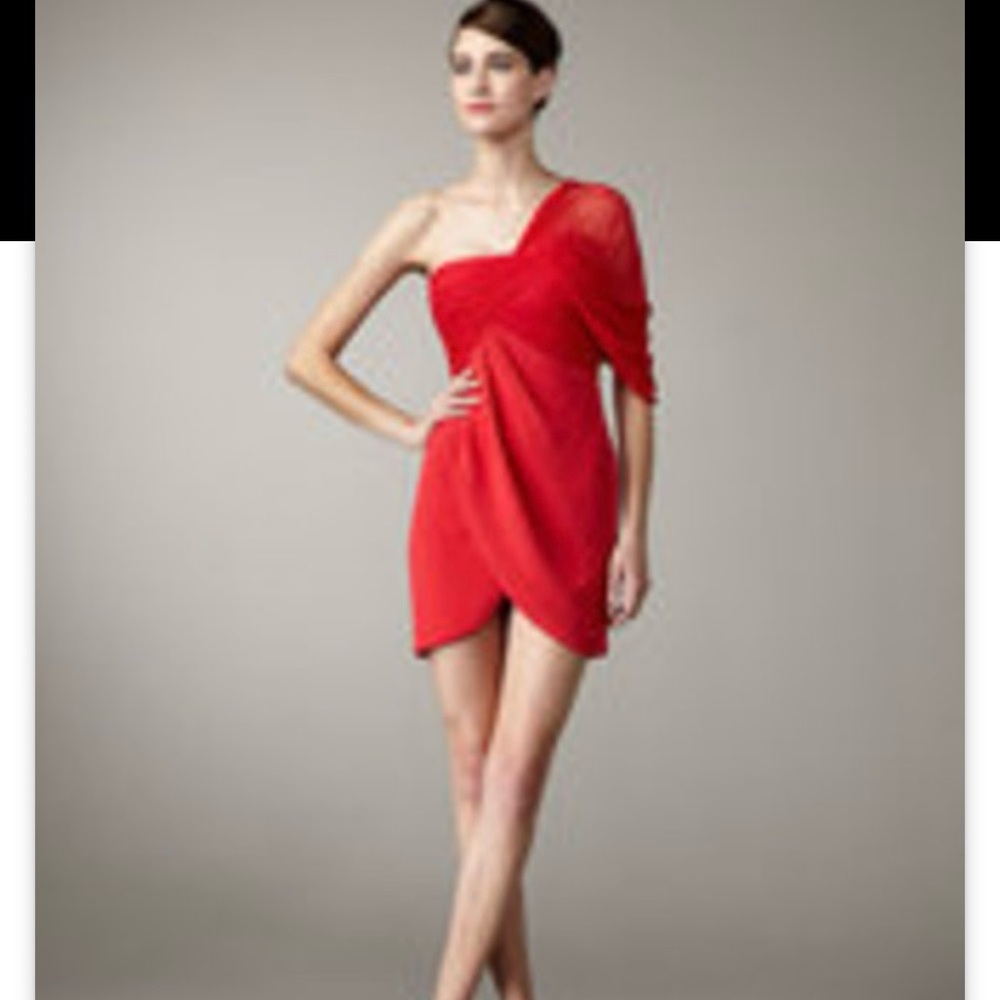 Marchesa Notte 100% Silk Dress.